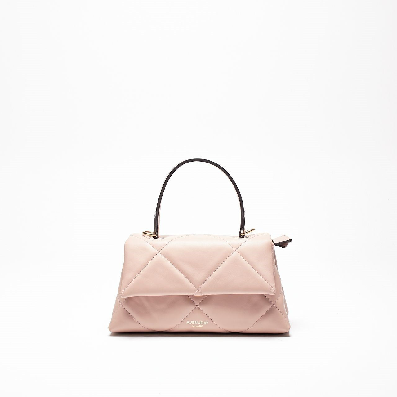 borsa trapuntata demetra in pelle cipria women Avenue 67 - 7