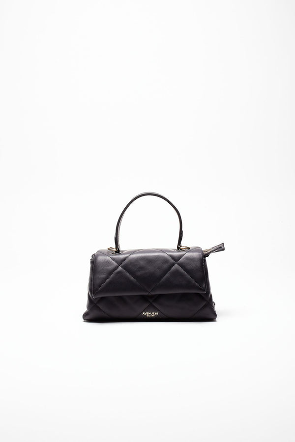 borsa trapuntata demetra in pelle nero women Avenue 67