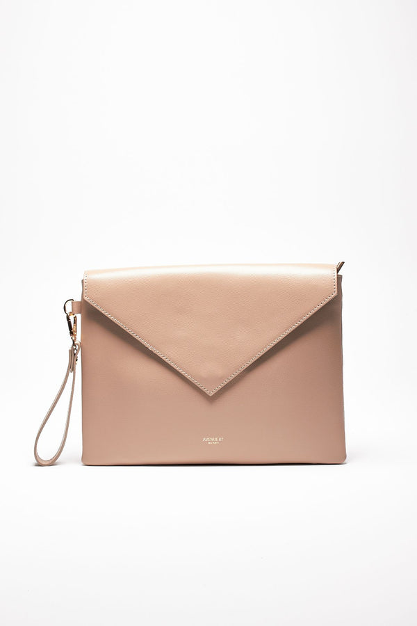 busta bonnie in pelle palmelato tortora women Avenue 67