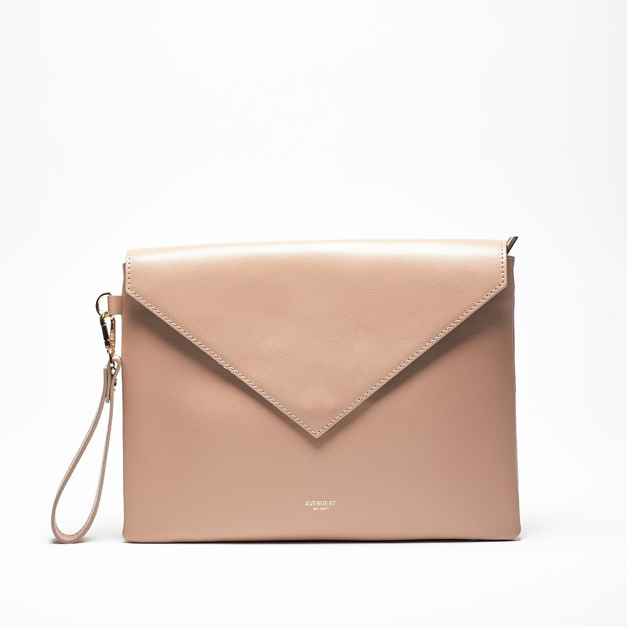 busta bonnie in pelle palmelato tortora women Avenue 67 - 6