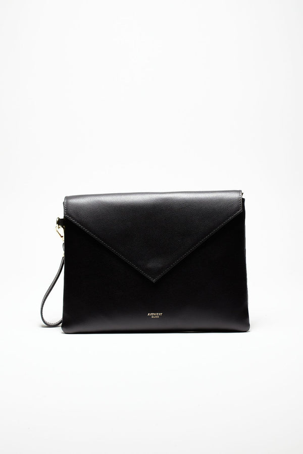 busta bonnie in pelle palmelato nero women Avenue 67