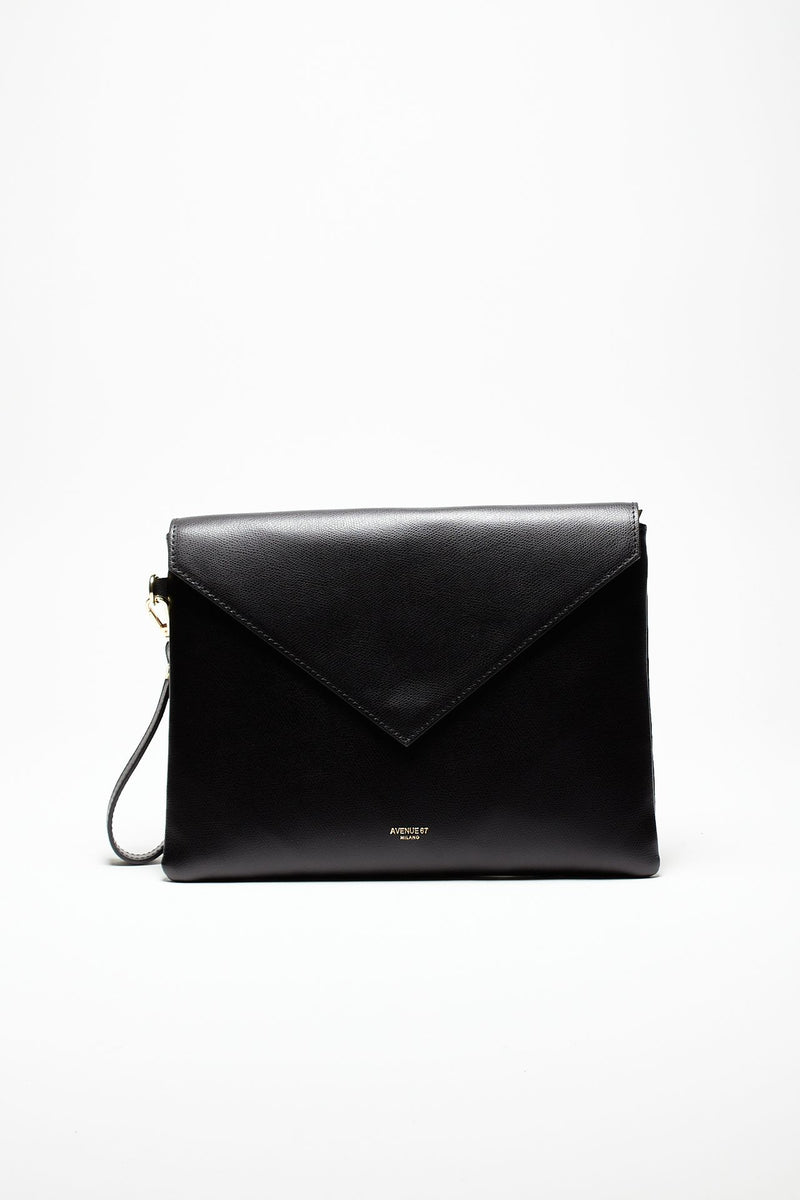 busta bonnie in pelle palmelato nero women Avenue 67 - 1