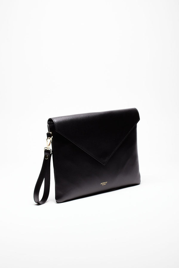 busta bonnie in pelle palmelato nero women Avenue 67