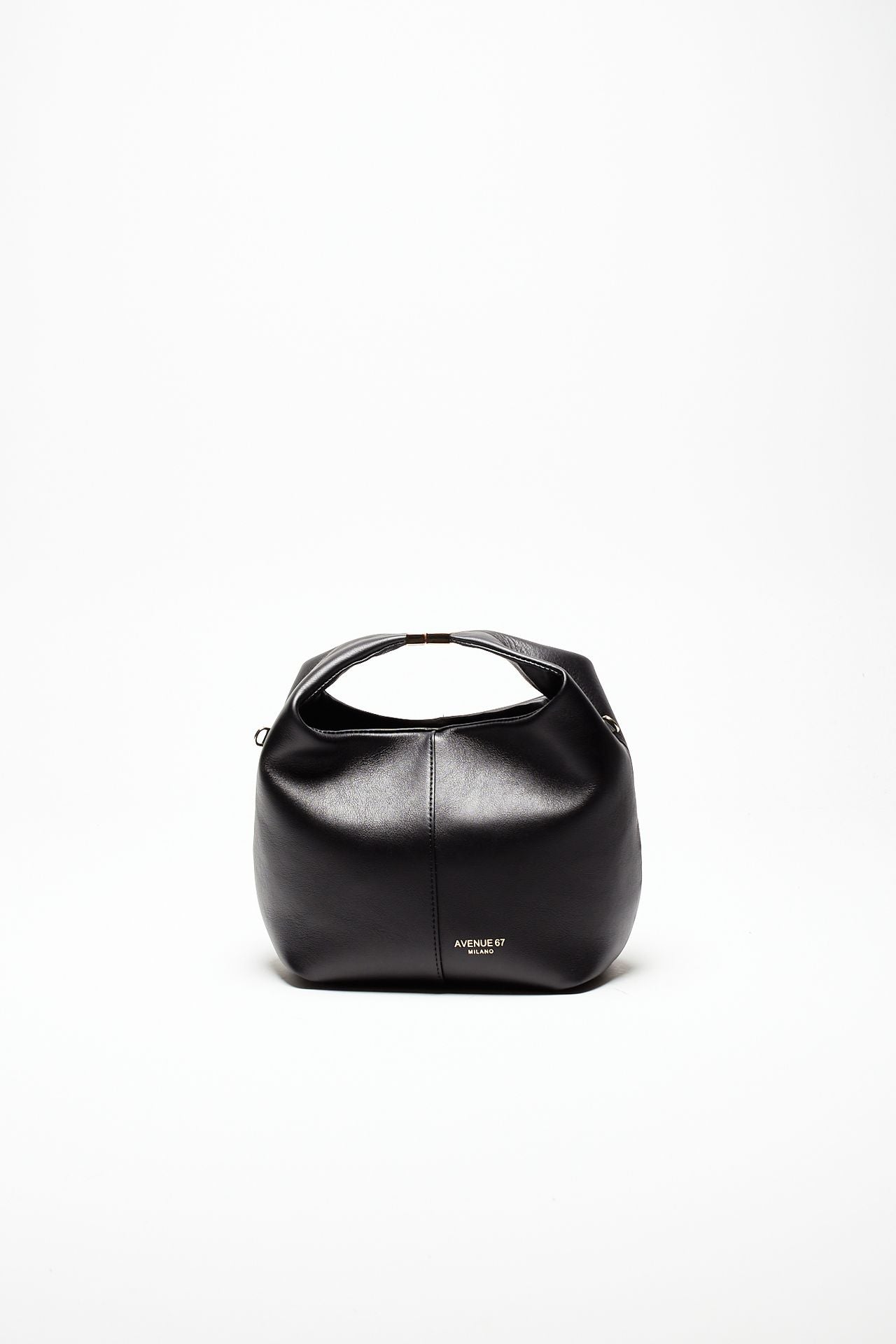 borsa morbida morgana in pelle sauvage nero women Avenue 67 - 1