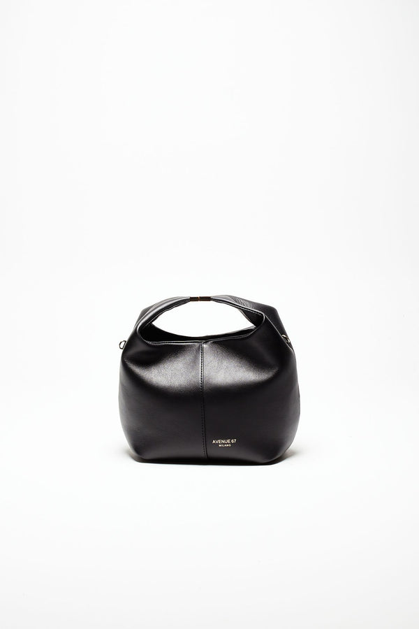 borsa morbida morgana in pelle sauvage nero women Avenue 67