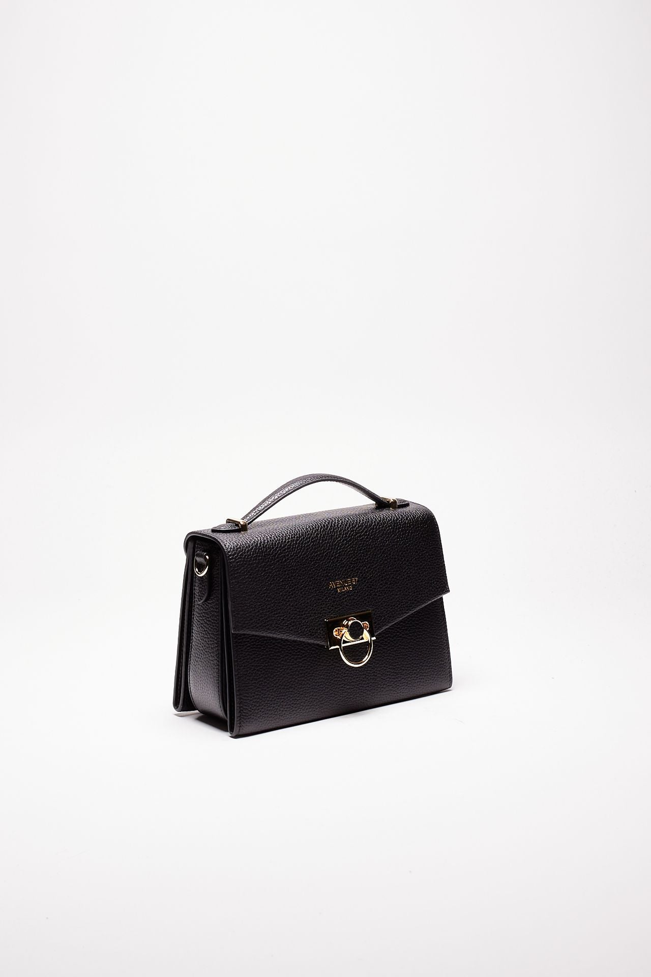 borsa media semirigida rosalie in pelle nero women Avenue 67 - 3