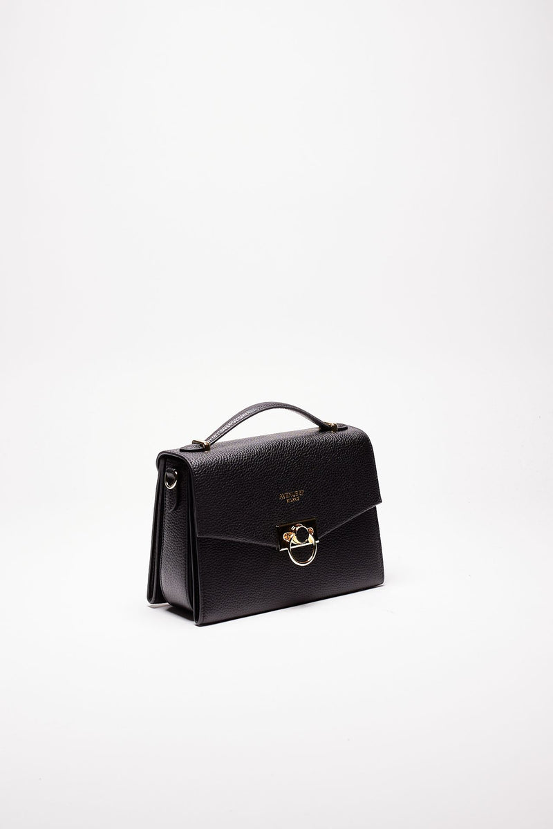 borsa media semirigida rosalie in pelle nero women Avenue 67 - 3