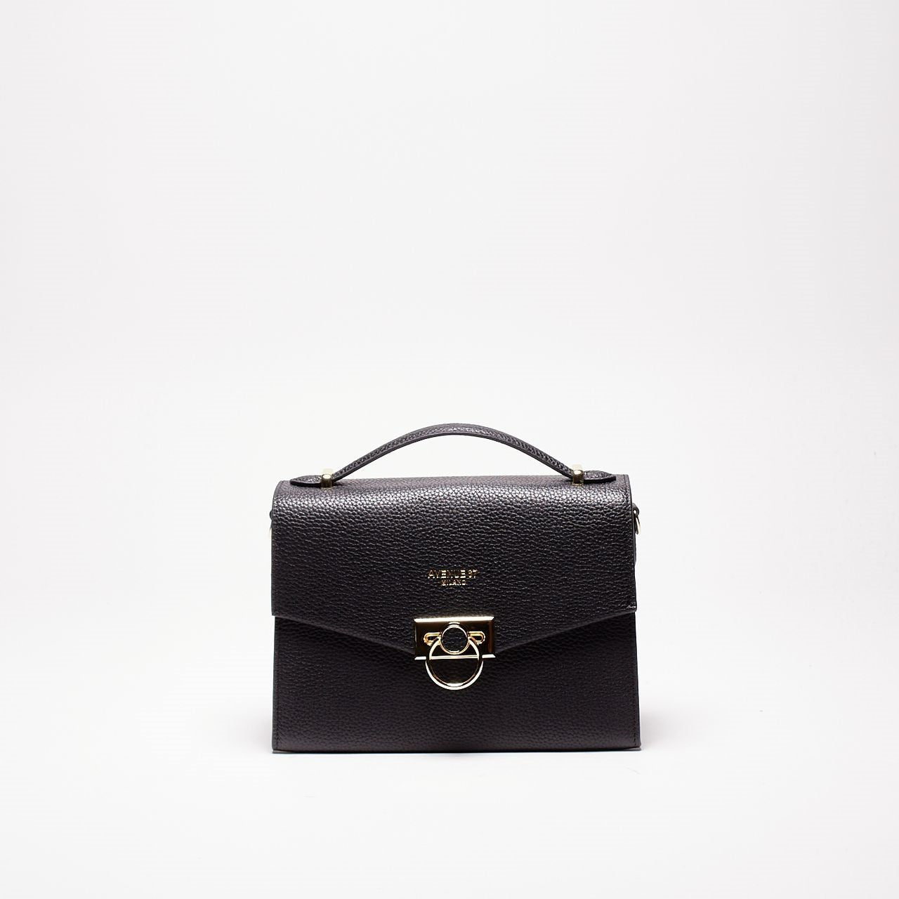 borsa media semirigida rosalie in pelle nero women Avenue 67 - 6