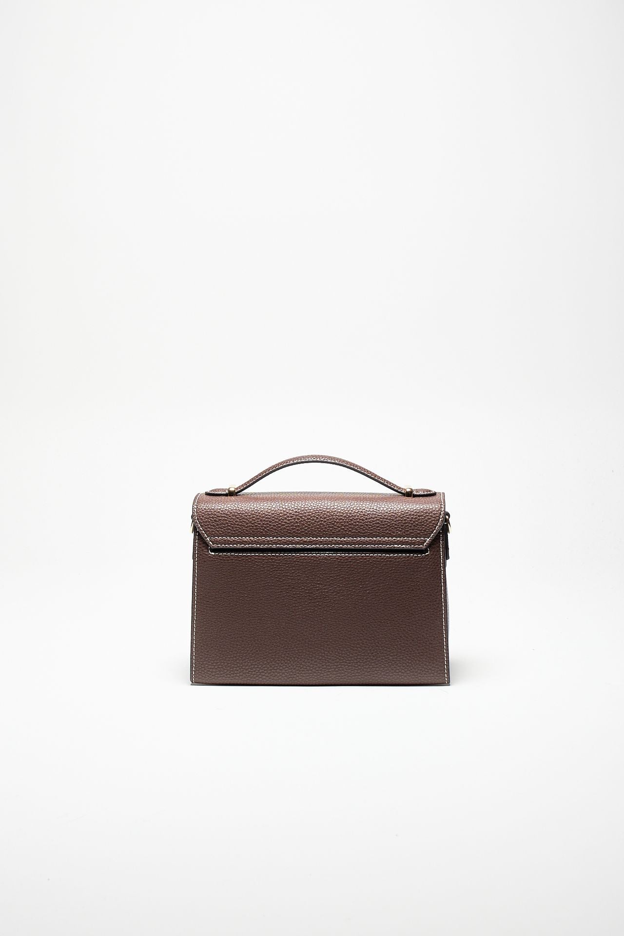 borsa media semirigida rosalie in pelle cioccolato women Avenue 67 - 4