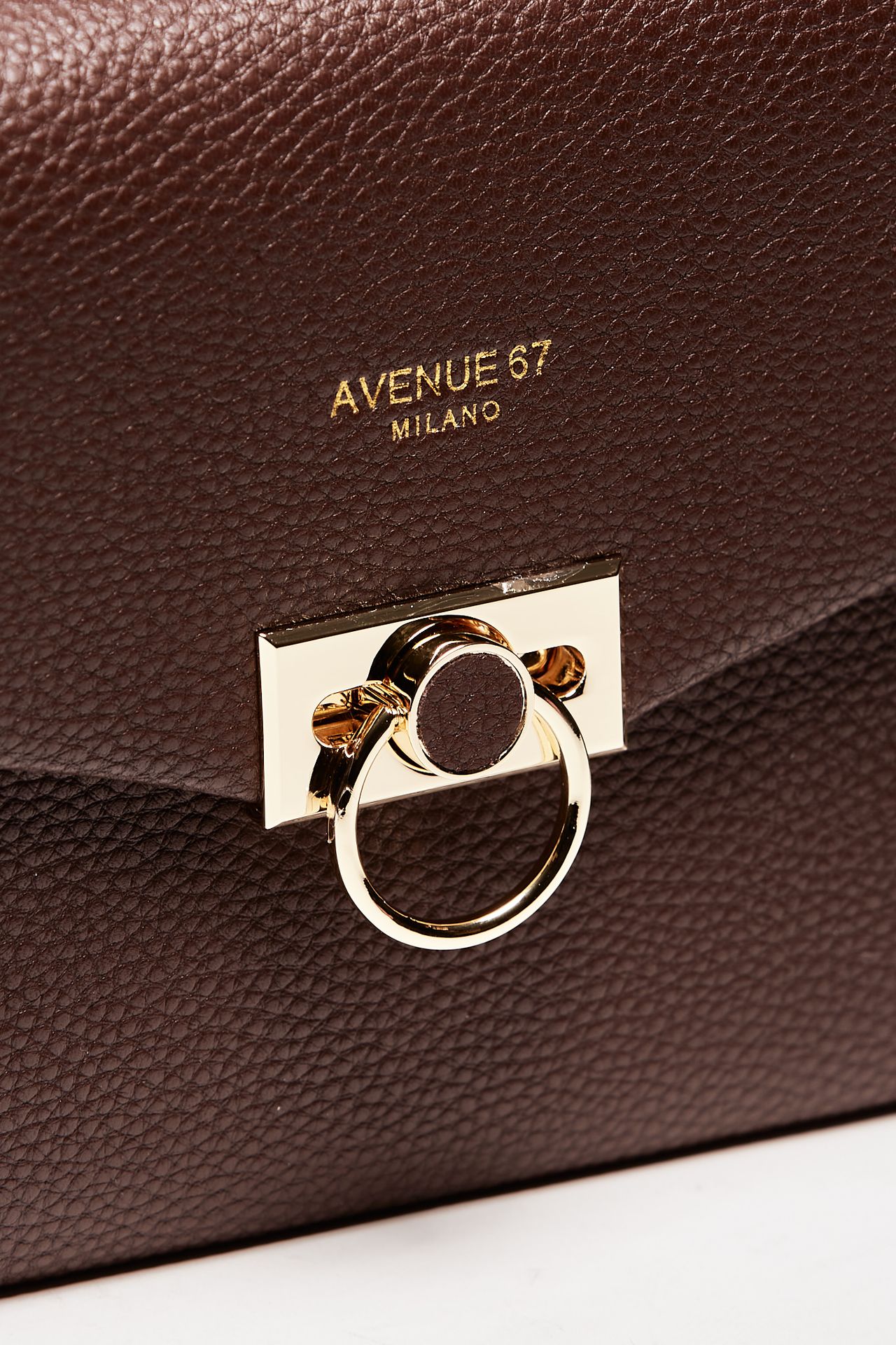 borsa media semirigida rosalie in pelle cioccolato women Avenue 67 - 5