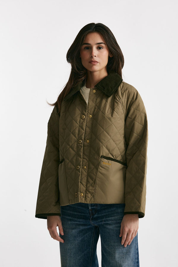 giubbino trapuntato ansie verde women Barbour