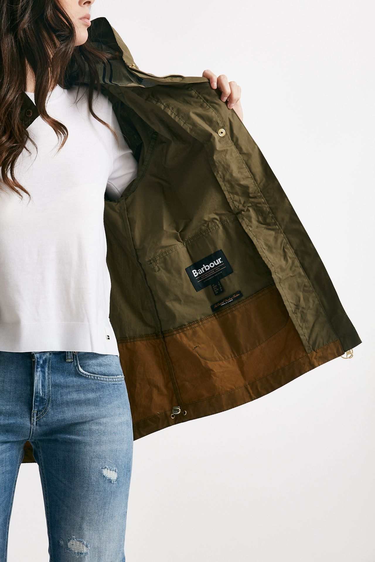 giubbino impermeabile hayley bicolore women Barbour - 7