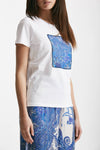 t-shirt con applicazione bianca women Bellini - 4
