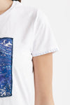 t-shirt con applicazione bianca women Bellini - 7