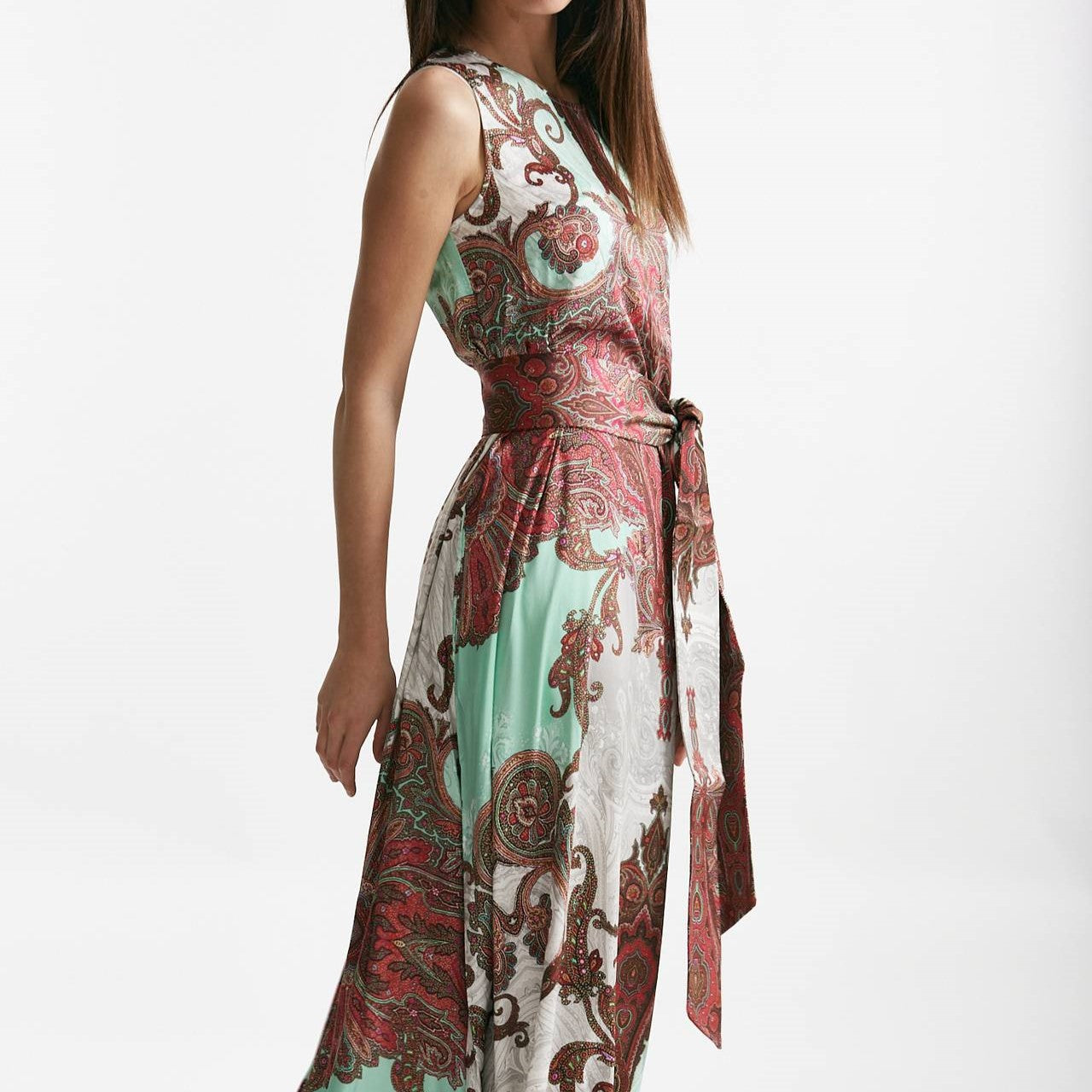 abito senza maniche fantasia women Bellini - 8