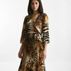 abito wrap animalier scollo incrociato women Bellini - 10