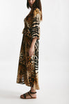 abito wrap animalier scollo incrociato women Bellini - 2