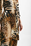 abito wrap animalier scollo incrociato women Bellini - 5