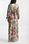 abito lungo fantasia rosa e verde women Bellini - 3