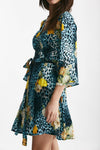 abito corto wrap fantasia animalier women Bellini - 2