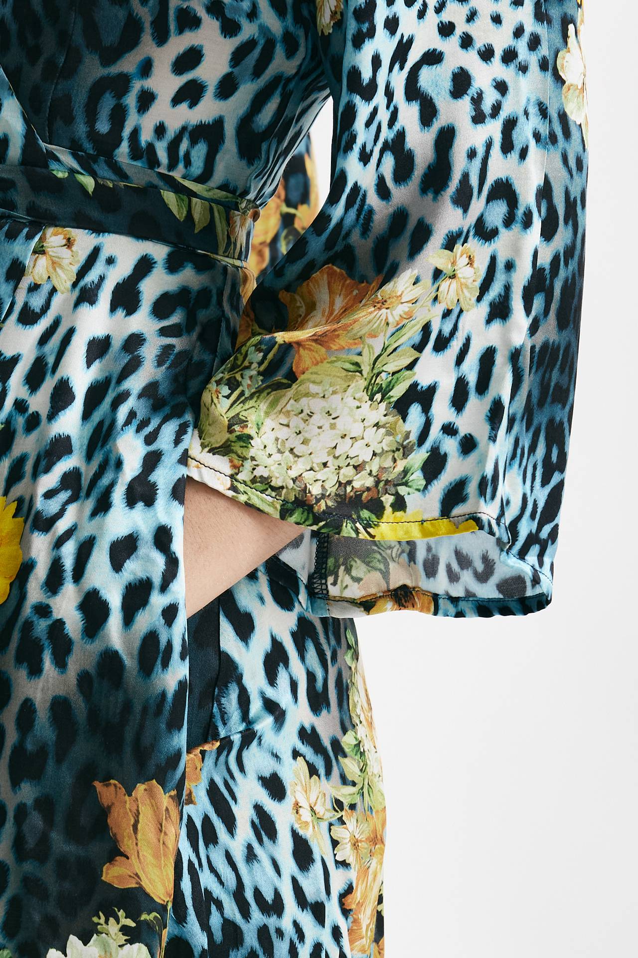 abito corto wrap fantasia animalier women Bellini - 5