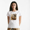 t-shirt con applicazione animalier bianca women Bellini - 6