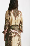 camicia in fantasia beige rosa e verde women Bellini - 3