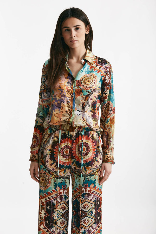 camicia in fantasia multicolore women Bellini