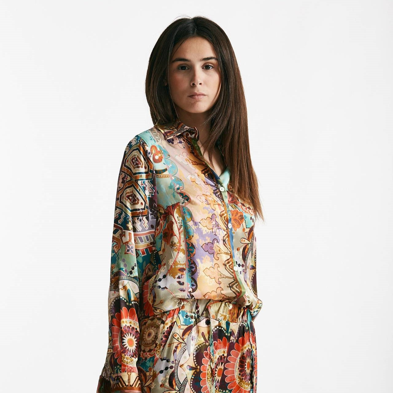 camicia in fantasia multicolore women Bellini - 7