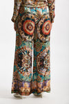 pantaloni fluidi fantasia multicolore women Bellini - 3