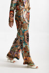 pantaloni fluidi fantasia multicolore women Bellini - 4