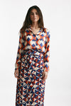 camicia in fantasia fantasia geometrica women Bellini - 1