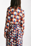 camicia in fantasia fantasia geometrica women Bellini - 3
