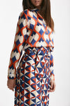 camicia in fantasia fantasia geometrica women Bellini - 4