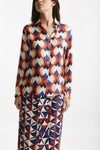 camicia in fantasia fantasia geometrica women Bellini - 6