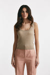 top in lurex oro women Be you - 1