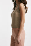 top in lurex oro women Be you - 2