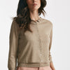 cardigan in lurex oro women Be you - 6