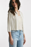 cardigan in lurex argento women Be you - 4