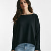 maglia ampia in cotone e cachemire nero women Be you - 6
