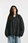 bomber over in nylon grigio scuro women Giorgio brato - 1