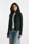giacca slim in pelle nero women Giorgio brato - 1