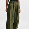 pantalone over fit in tela tecnica verde militare women Giorgio brato - 8