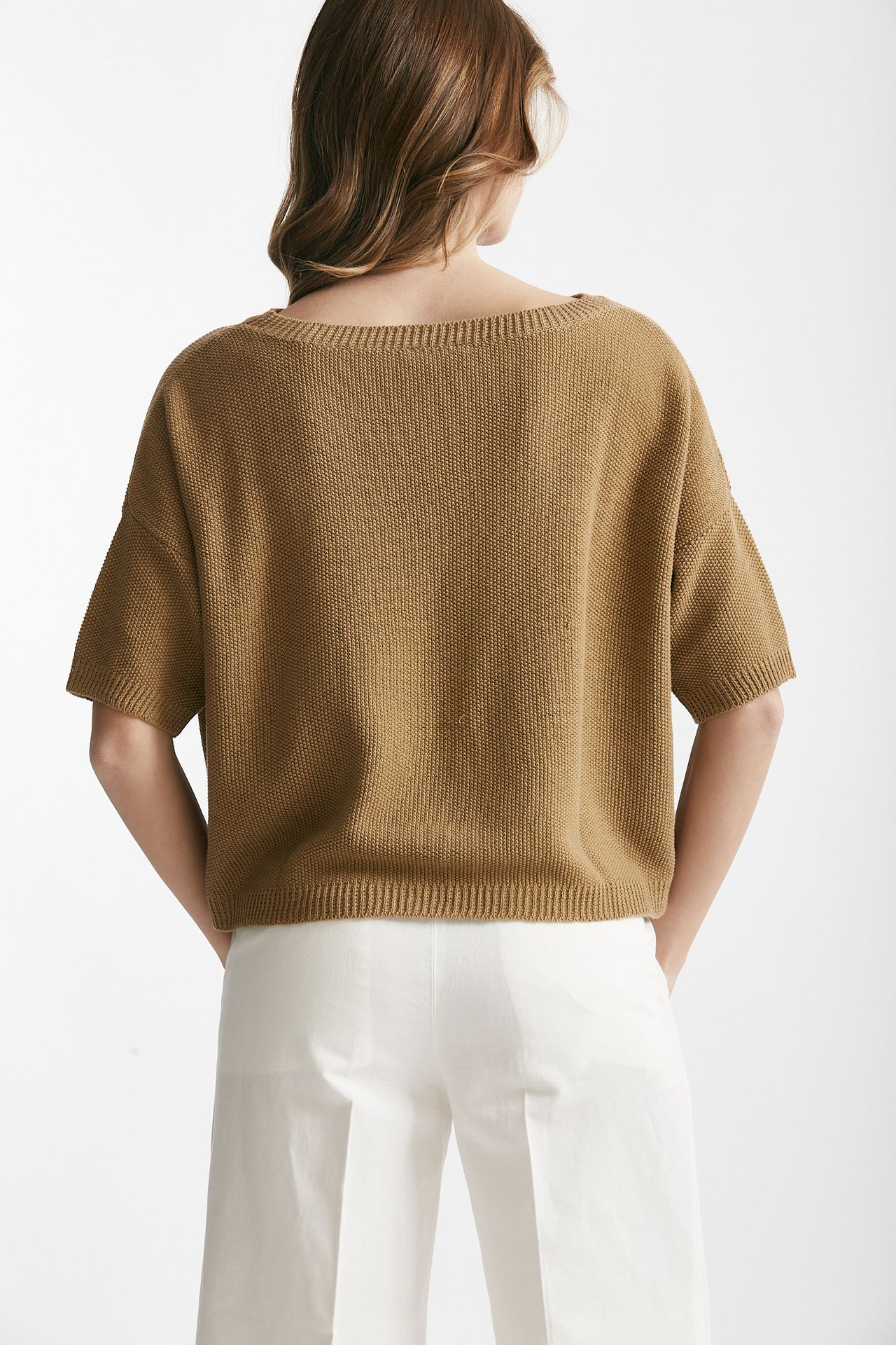 maglia a scatolina cammello women Clouds - 3