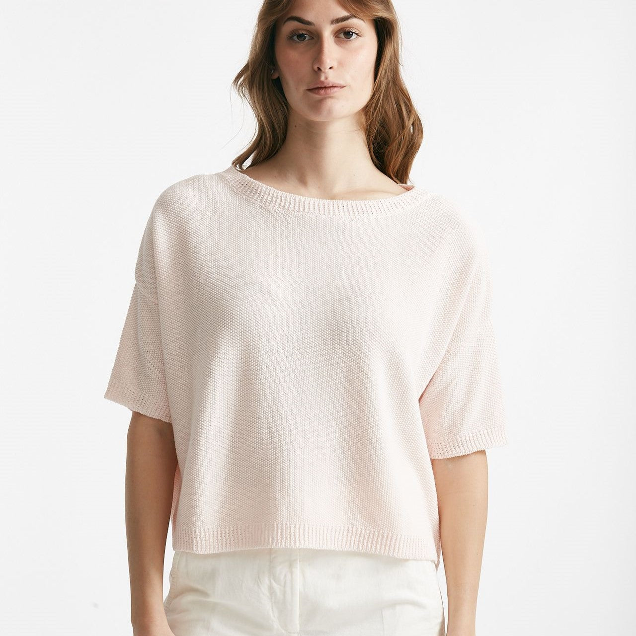 maglia a scatolina rosa chiaro women Clouds - 6