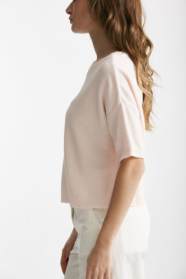 maglia a scatolina rosa chiaro women Clouds