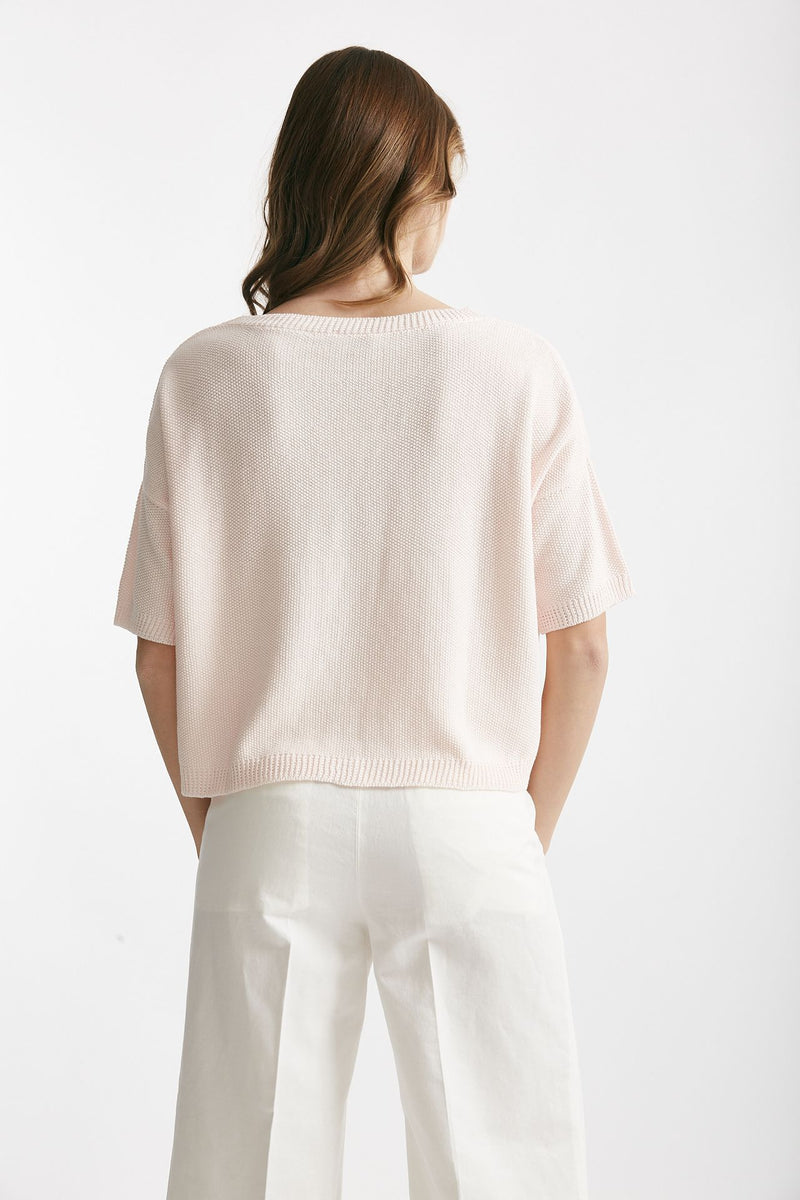 maglia a scatolina rosa chiaro women Clouds - 3