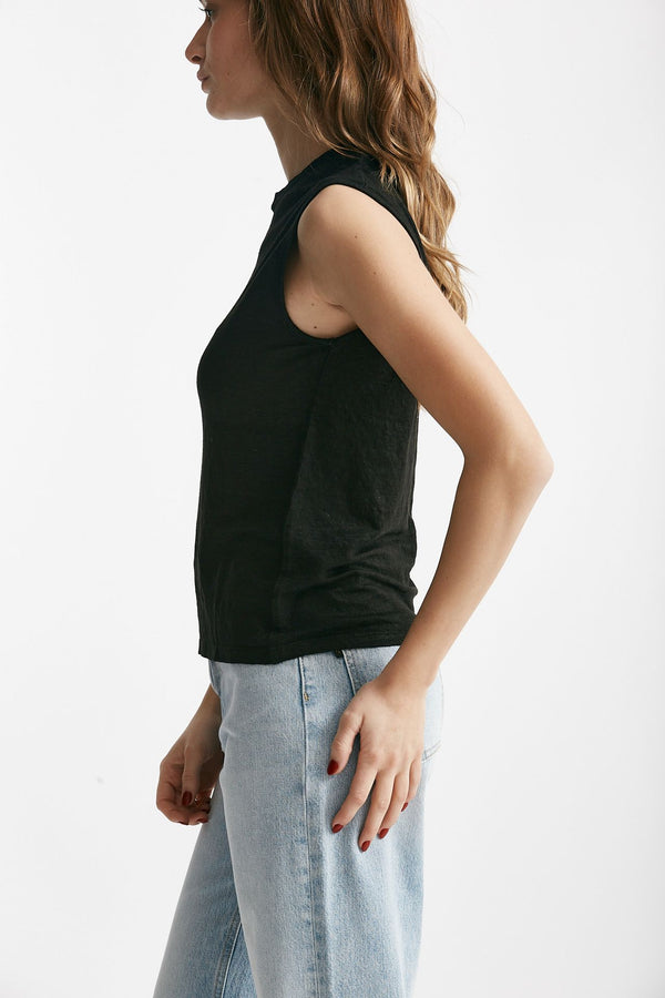 top in lino nero women Clouds