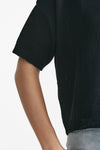 maglia a scatolina nero women Clouds - 5