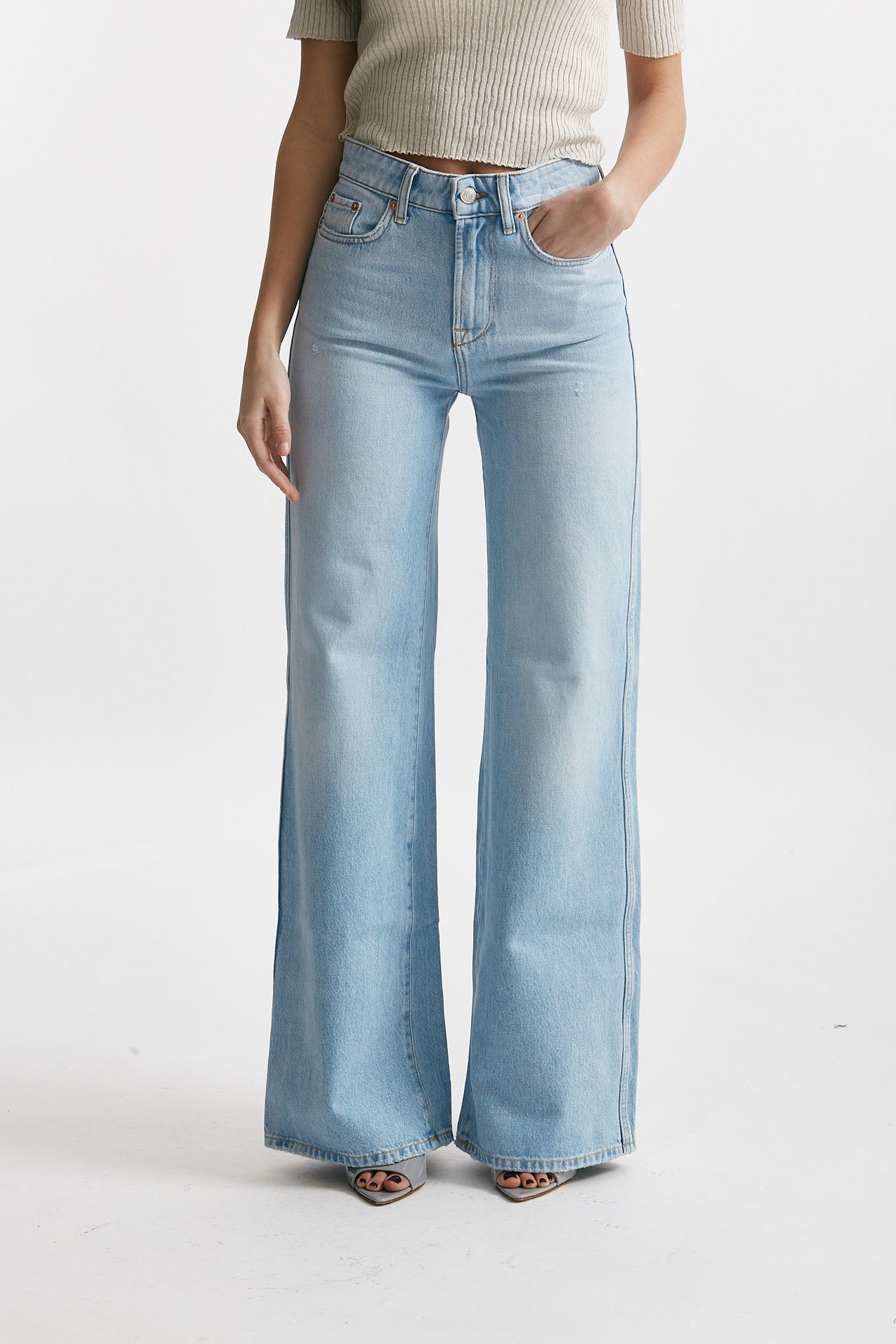 jeans palazzo pretender lavaggio chiaro women Department five - 1